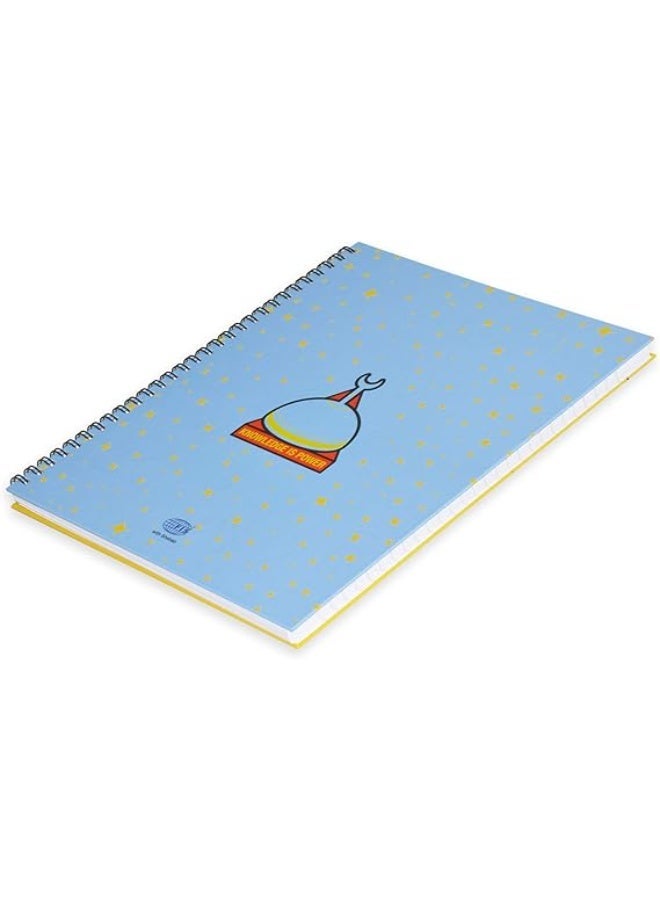 FIS Spiral Hard Cover Notebook Single Line 10X8 Inch, 100-Sheets 5-Piece - FSNBS1081908 - Image 2